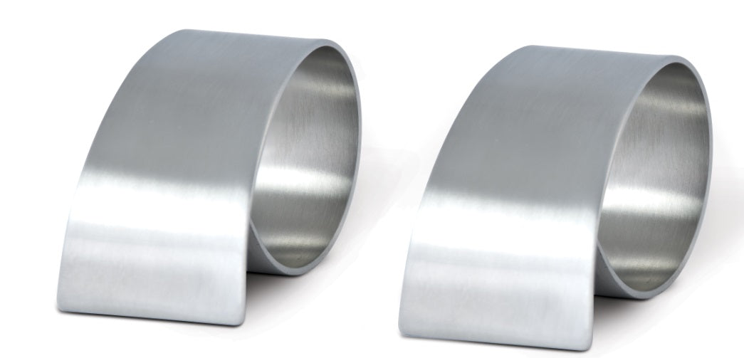 Cuisinox Stainless Steel Napkin Rings Set of 2 by Kitchen Niche