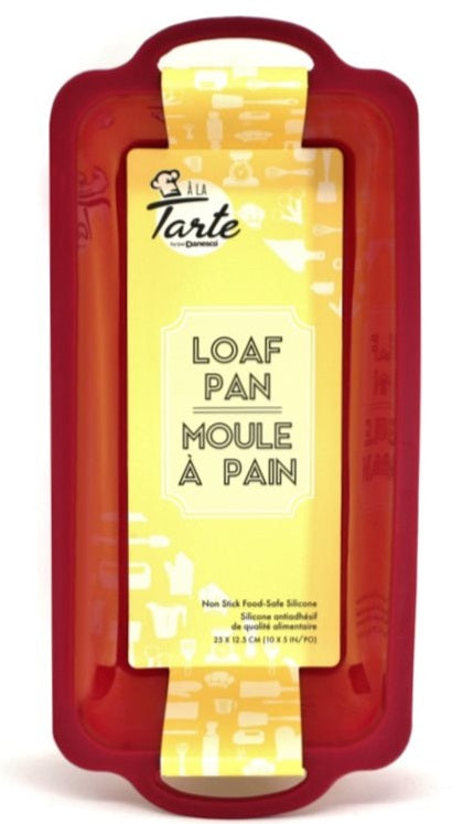 Danesco A La Tarte Red Silicone Loaf Pan by Kitchen Niche