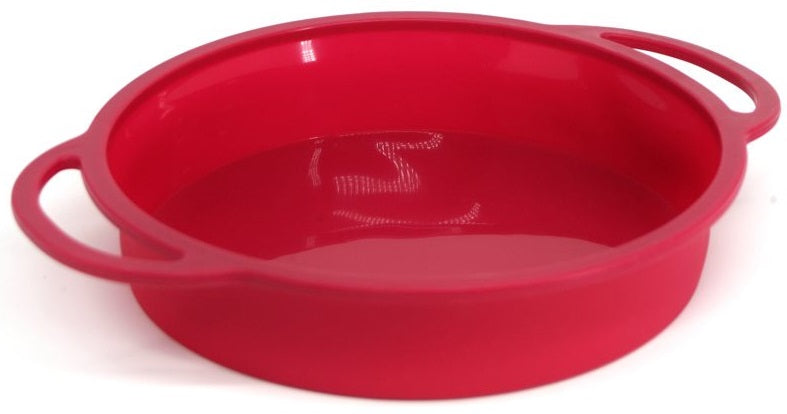 Danesco A La Tarte Red Silicone Round Cake Pan by Kitchen Niche