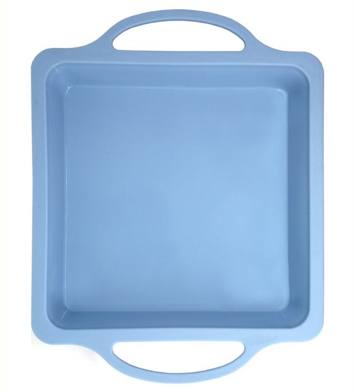 Danesco A La Tarte Blue Silicone Square Cake Pan by Kitchen Niche