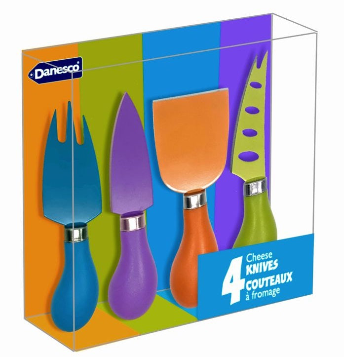 Danesco Colorful Cheese Knife Set by Kitchen Niche