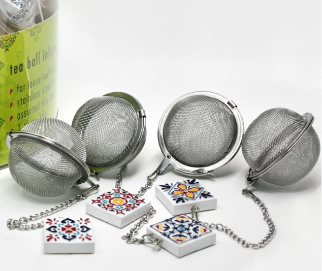 Danesco Ch'a Tea Ball With Charm by Kitchen Niche