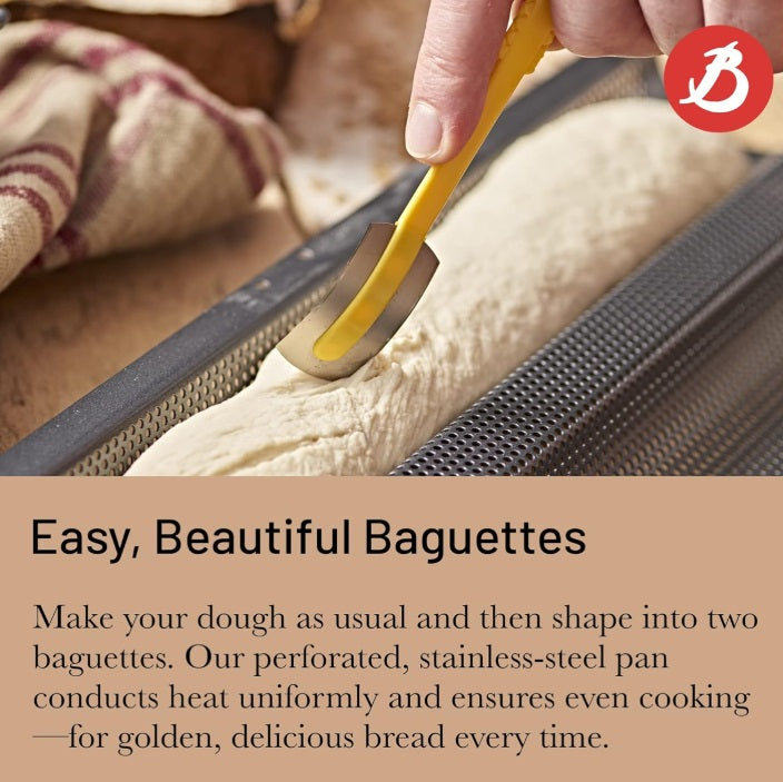 DeBuyer Baguette and Loaf Bread Making Gift Set De Buyer by Kitchen Niche