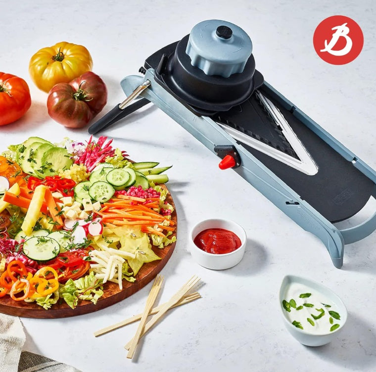 DeBuyer Viper Mandoline Slicer with 2 Julienne Blades De Buyer by Kitchen Niche