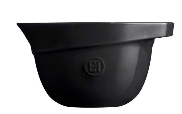 Emile Henry Mixing Bowl 2.5L Truffle Black Emile Henry by Kitchen Niche
