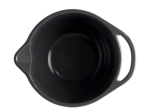 Emile Henry Mixing Bowl 2.5L Truffle Black Emile Henry by Kitchen Niche