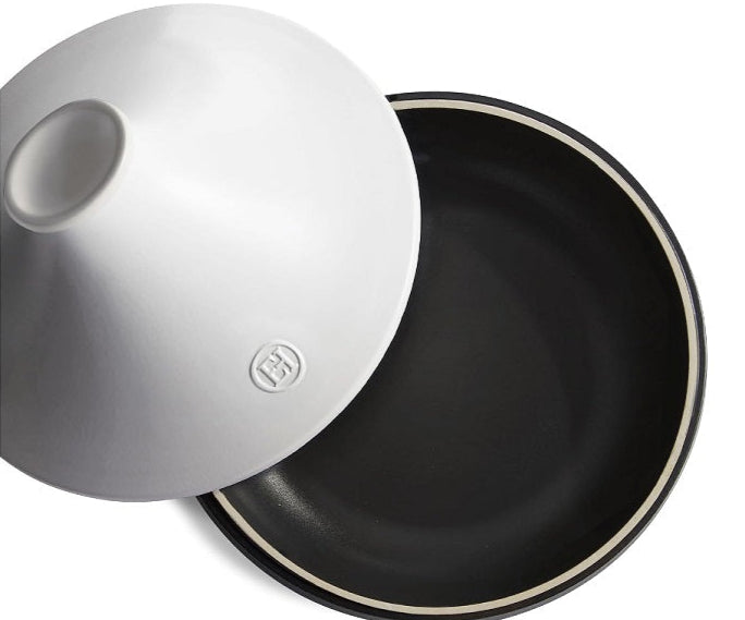 Emile Henry Delight Small Tagine White & Slate 2L Emile Henry by Kitchen Niche