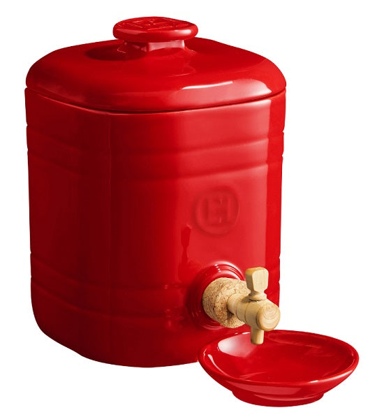 Emile Henry Burgundy Red Vinegar Pot Emile Henry by Kitchen Niche