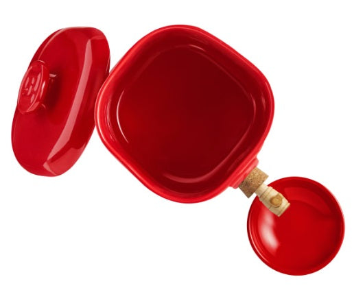 Emile Henry Burgundy Red Vinegar Pot Emile Henry by Kitchen Niche