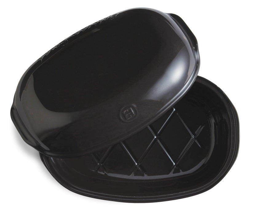 Emile Henry Artisan Loaf Bread Baker Charcoal Black by Kitchen Niche