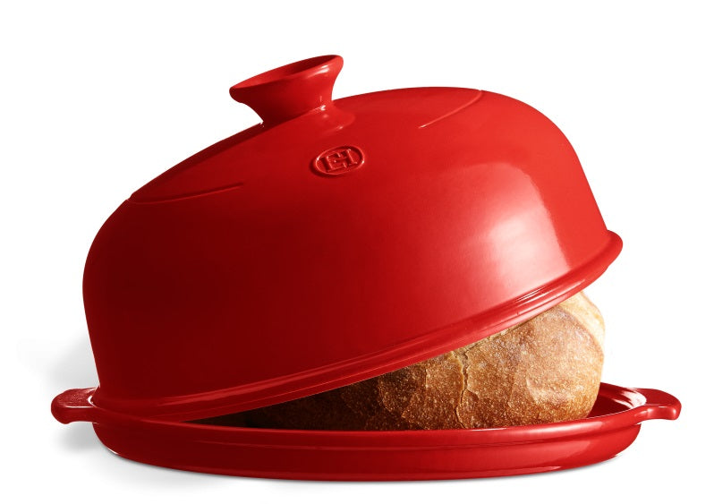 Emile Henry Bread Cloche Burgundy Red by Kitchen Niche