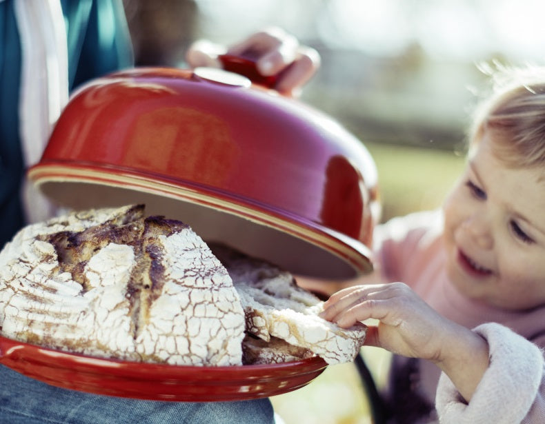Emile Henry Bread Cloche Burgundy Red by Kitchen Niche