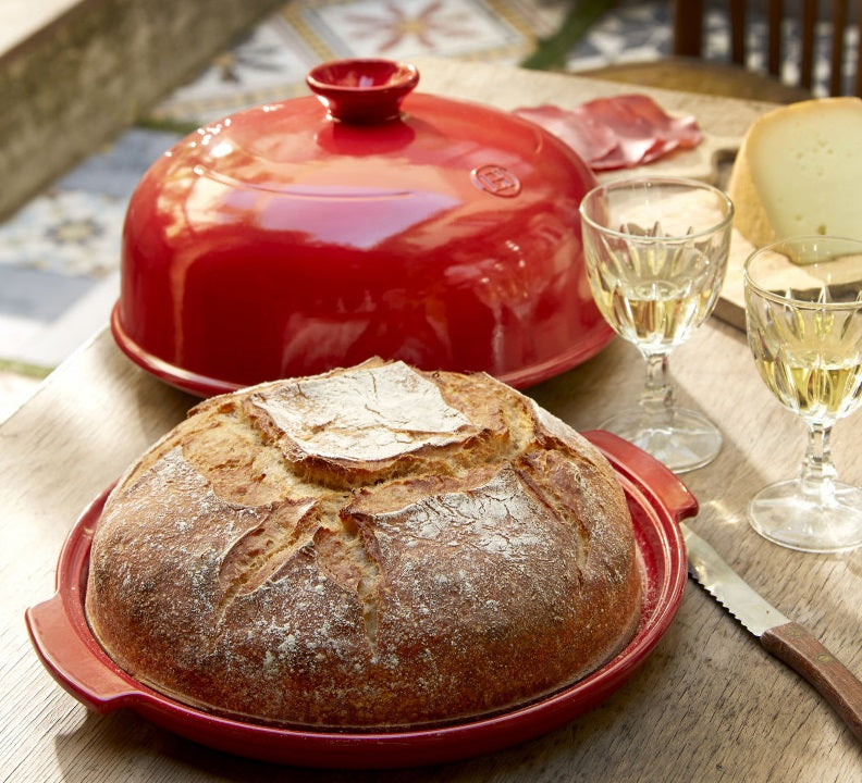 Emile Henry Bread Cloche Burgundy Red by Kitchen Niche
