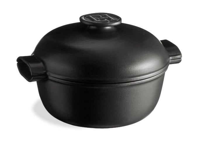 Emile Henry Delight Casserole Slate 4L by Kitchen Niche