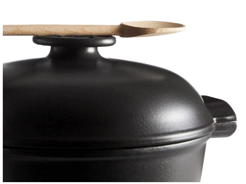 Emile Henry Delight Casserole Slate 4L by Kitchen Niche