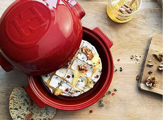 Emile Henry Cheese Baker Burgundy Red by Kitchen Niche