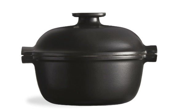 Emile Henry Delight Casserole / Dutch Oven Slate 2L by Kitchen Niche