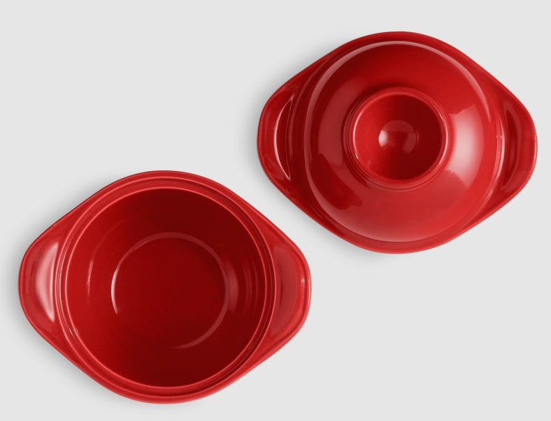 Emile Henry Egg Nest Burgundy Red by Kitchen Niche