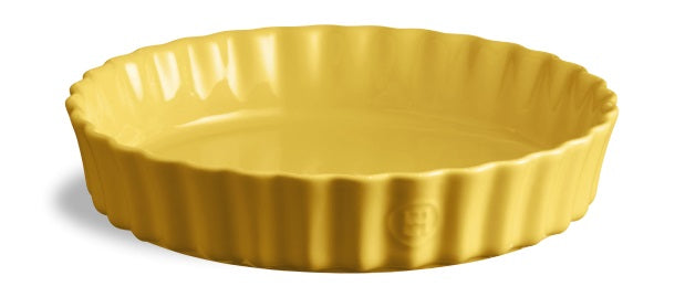 Emile Henry Deep Tart Dish Provence Yellow by Kitchen Niche