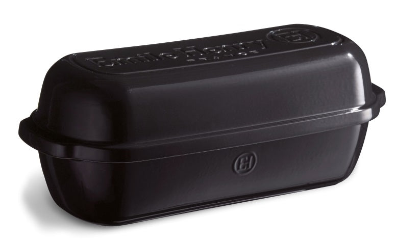Emile Henry Large Bread Loaf Baker Charcoal Black by Kitchen Niche