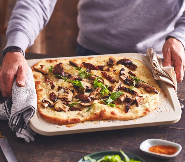 Emile Henry The Maestro Pizza Stone Creme by Kitchen Niche