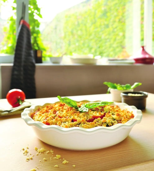 Emile Henry Pie Dish Flour White by Kitchen Niche