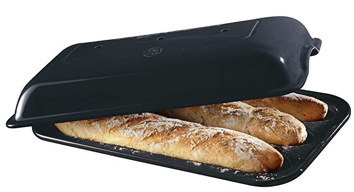 Emile Henry Baguette Baker Midnight Blue by Kitchen Niche