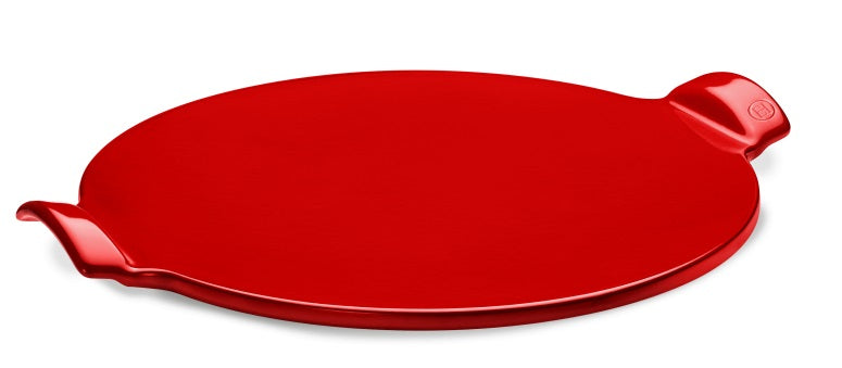 Emile Henry Smooth Pizza Stone Burgundy Red by Kitchen Niche