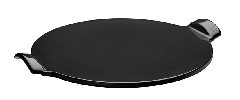 Emile Henry Smooth Pizza Stone Charcoal Black by Kitchen Niche