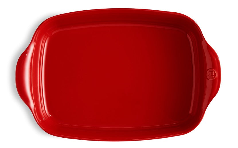 Emile Henry Rectangular Baking Dish Large Burgundy by Kitchen Niche