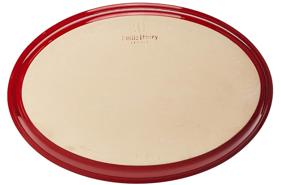 Emile Henry Maxi Oval Baking Dish Burgundy by Kitchen Niche
