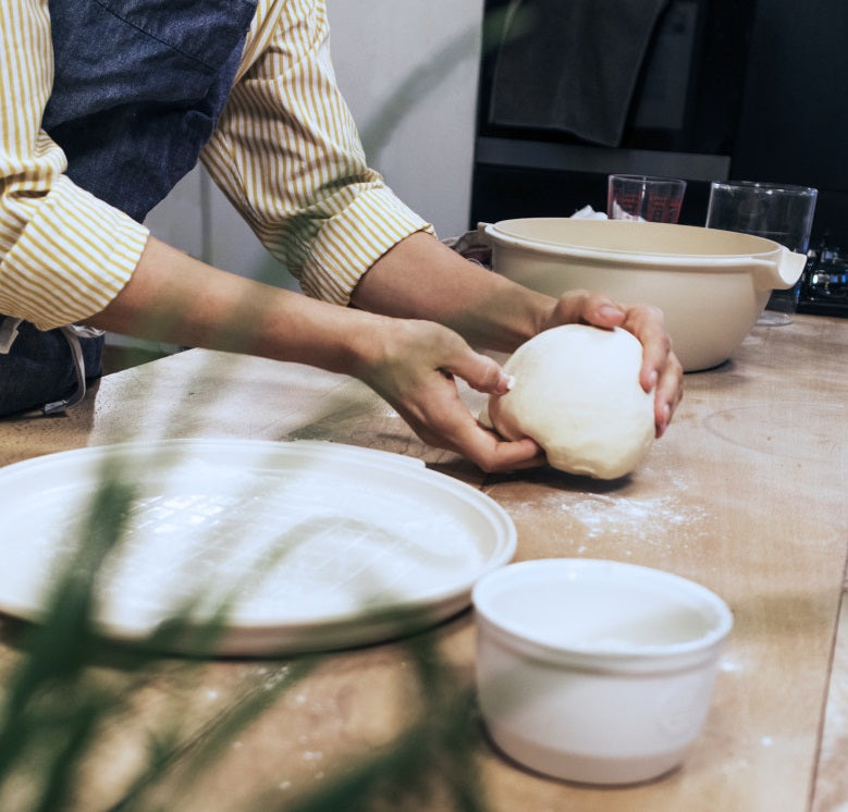 Emile Henry Round Bread Baker Clay by Kitchen Niche