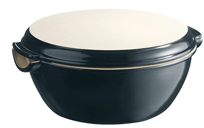 Emile Henry Round Bread Baker Midnight Blue by Kitchen Niche