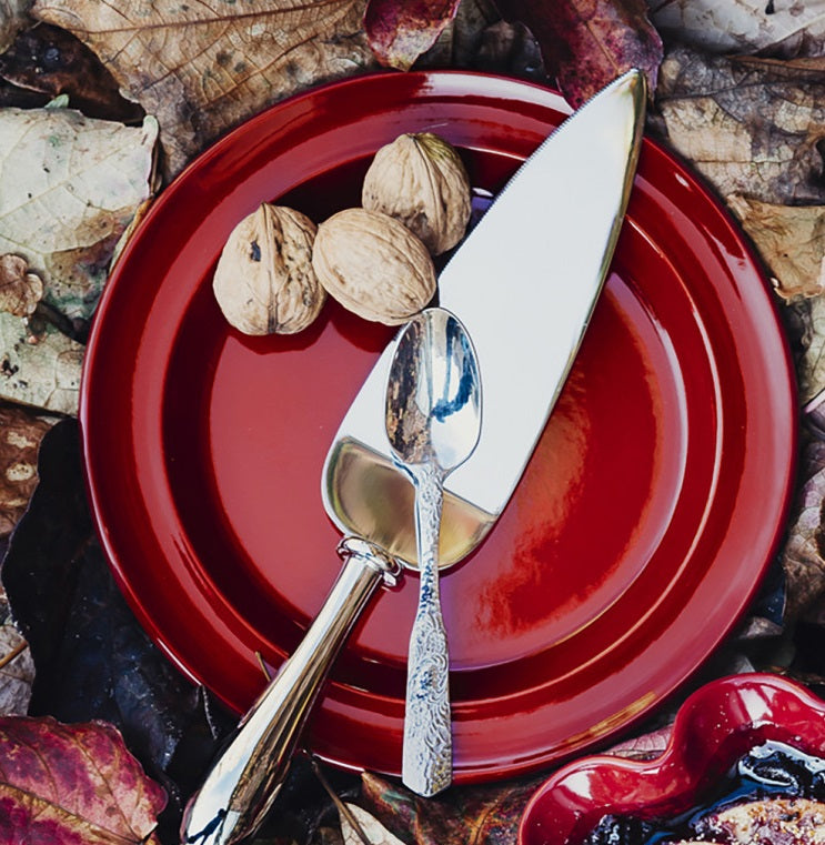 Emile Henry Salad / Dessert Plate Blue Flame by Kitchen Niche