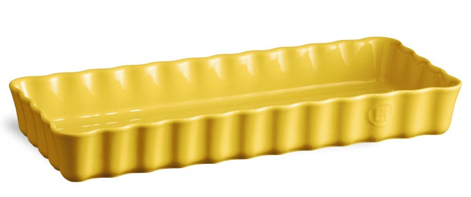 Emile Henry Slim Rectangular Tart Dish Provence by Kitchen Niche