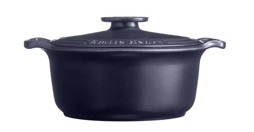 Emile Henry Sublime Round Dutch Oven Indigo 5.5L by Kitchen Niche