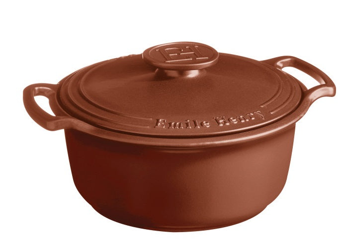 Emile Henry Sublime Round Dutch Oven Sienna 4.2L by Kitchen Niche