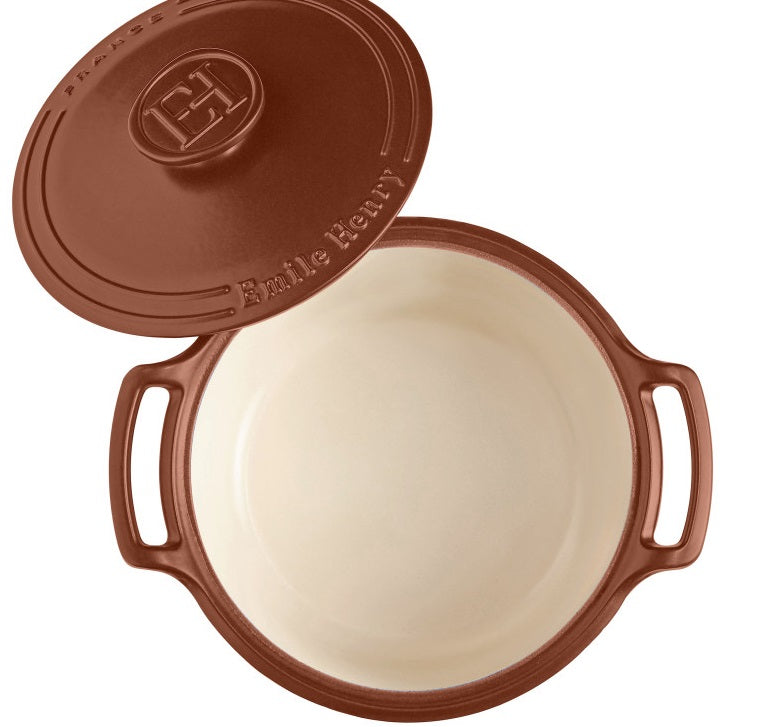 Emile Henry Sublime Round Dutch Oven Sienna 6.5L by Kitchen Niche