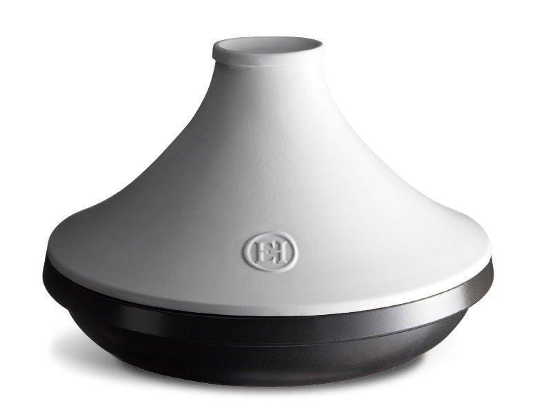 Emile Henry Delight Large Tagine White & Slate 4L by Kitchen Niche