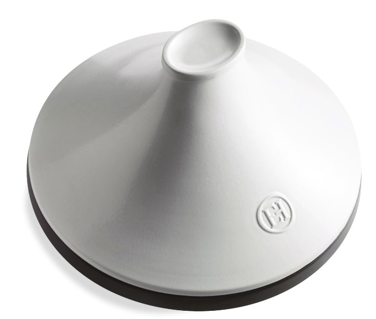 Emile Henry Delight Large Tagine White & Slate 4L by Kitchen Niche