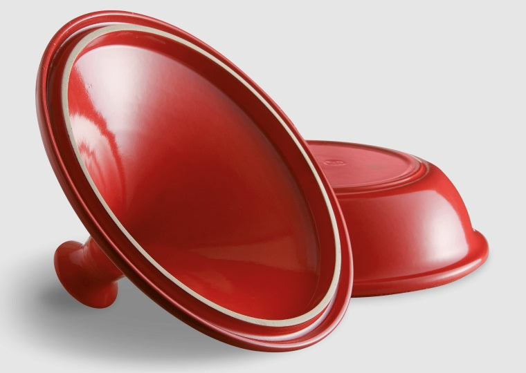 Emile Henry Large Tagine Burgundy by Kitchen Niche