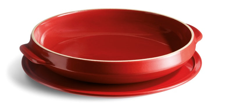 Emile Henry Tarte Tatin Dish Burgundy by Kitchen Niche