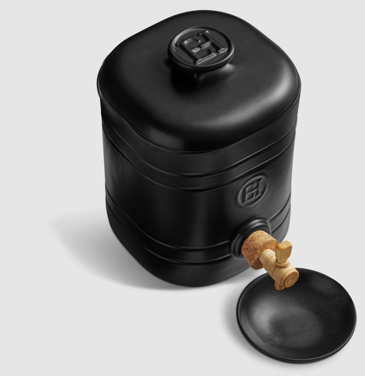 Emile Henry Truffle Black Vinegar Pot by Kitchen Niche