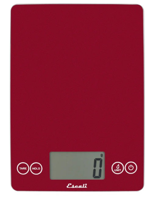 Escali Arti Digital Glass Kitchen Scale Rio Red Rock by Kitchen Niche