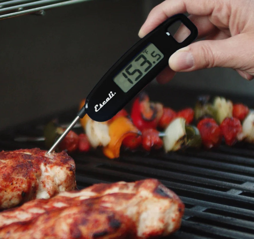 Escali Compact Folding Digital Thermometer Black by Kitchen Niche