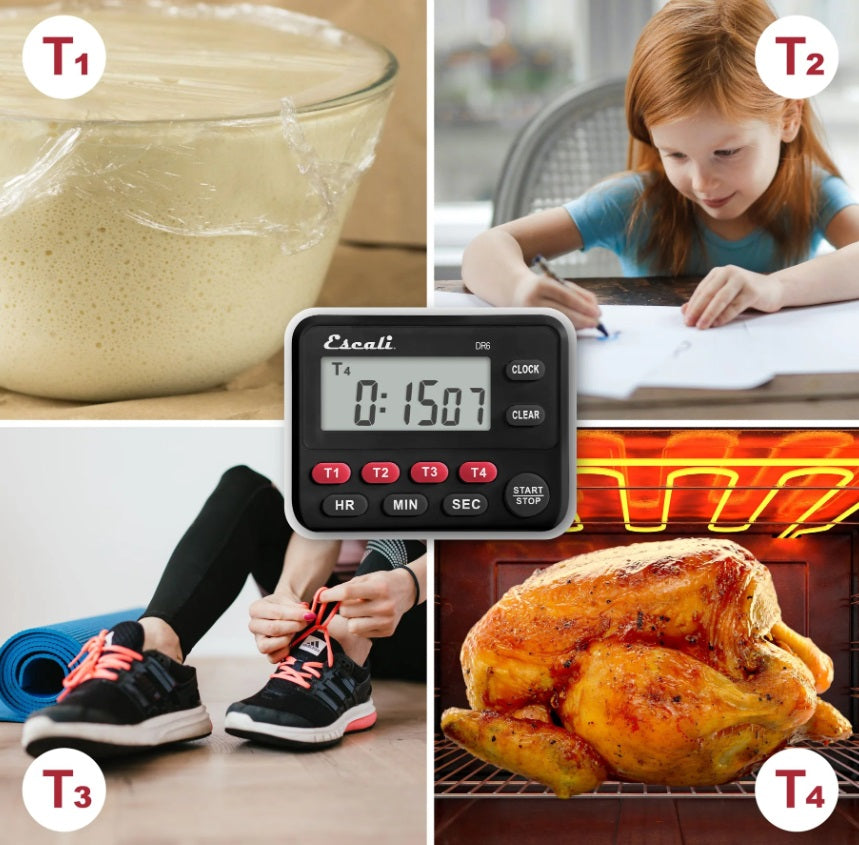 Escali 4 Event Digital Timer by Kitchen Niche