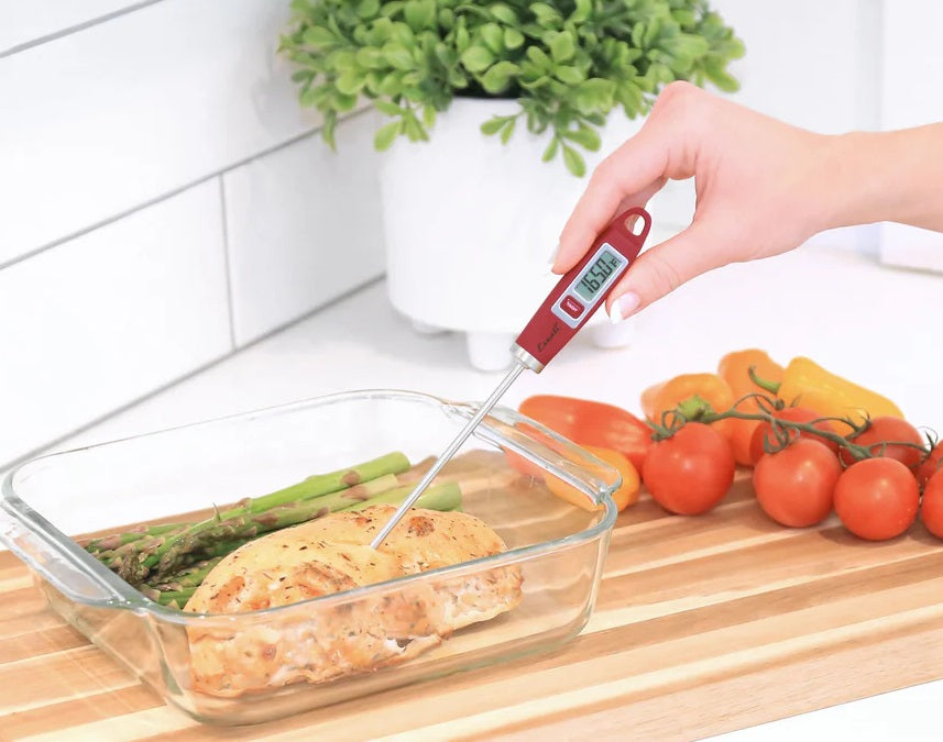 Escali Gourmet Digital Thermometer Red by Kitchen Niche