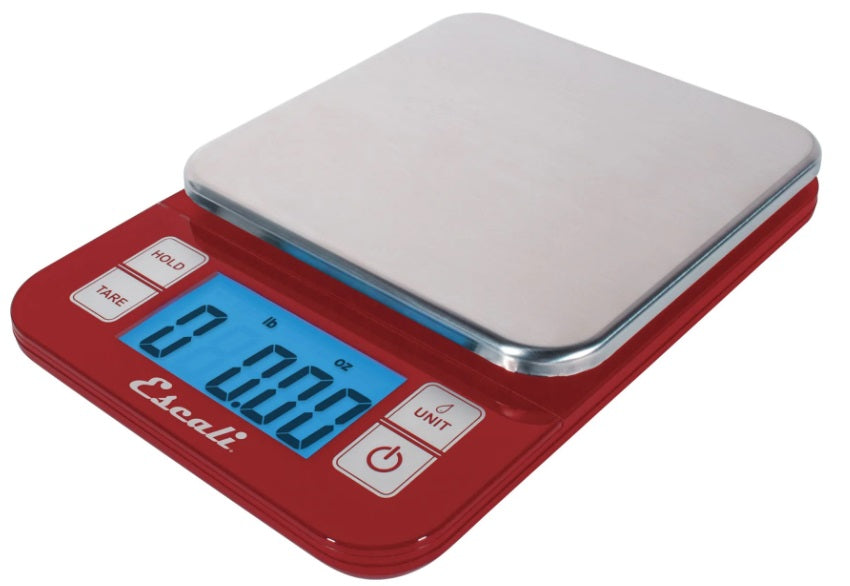 Escali Nutro Red Digital Kitchen Scale by Kitchen Niche