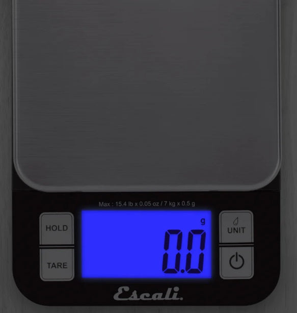 Escali Nutro Silver Digital Kitchen Scale by Kitchen Niche