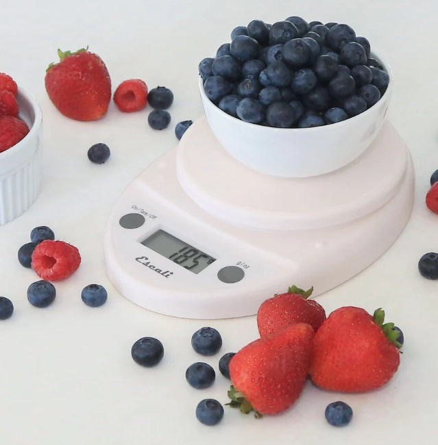 Escali Primo Digital Kitchen Scale White by Kitchen Niche
